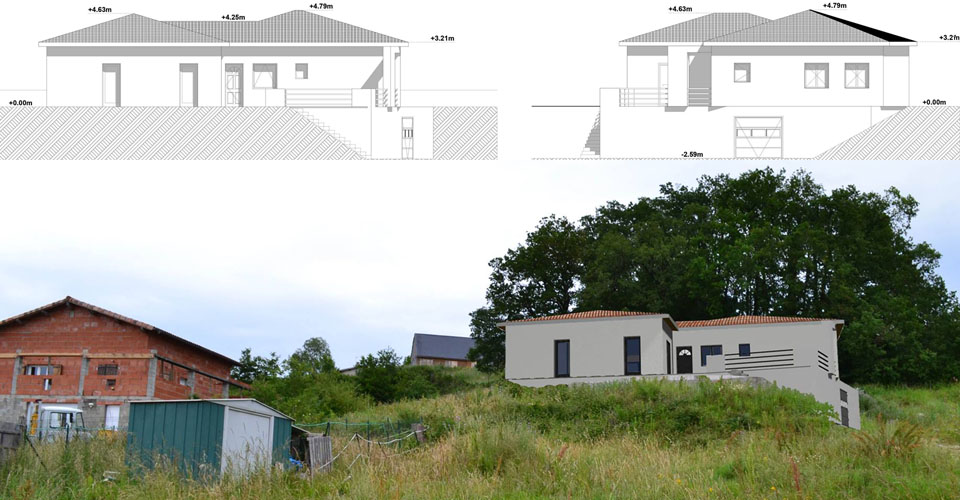 Projet maison individuelle, Landes (40)
